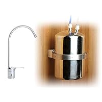 Multipure Aquaversa Below Sink Water Purification Unit, Chlorine Reduction, NSF Certified, Stainless Steel