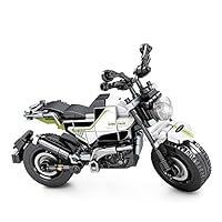 CCFA Racing Motorcycle Building Block Model, Motorcycle Assembly Set, Building Set Compatible with Lego Technology 205pcs