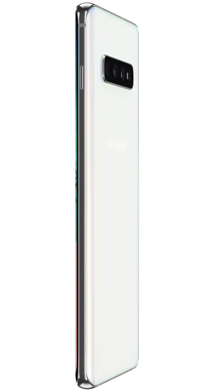 Samsung Galaxy S10+ Plus SM-G975F/DS, 4G LTE, International Version (No US Warranty), 128GB+8GB RAM, Prism White - GSM Unlocked