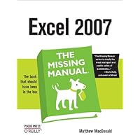 Excel 2007: The Missing Manual Excel 2007: The Missing Manual Kindle Paperback
