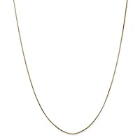 14k Gold Octagonal Snake Chain Necklace Jewelry for Women in Yellow Gold Choice of Lengths 14 16 18 20 24 30 and 0.8mm 1.2mm 1mm