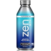 Zen WTR Water (12 Pack, 16 Fl Oz Aluminum Bottles)