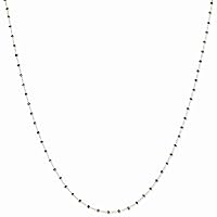 14k cut Lobster Claw Closure Gold Brown Diamond Necklace Jewelry for Women - Length Options: 20 24 36