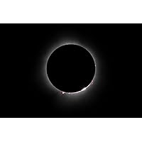 ConversationPrints APRIL 8 2024 TOTAL SOLAR ECLIPSE GLOSSY POSTER PICTURE PHOTO PRINT moon
