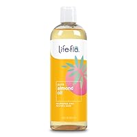 Pure Almond Oil, Sweet Almond Oil for Skin Care, Hair Care and Massage, Aromatherapy Carrier Oil, Revitalizing and Moisturizing, No Fillers, 60-Day Guarantee, Not Tested on Animals, 16oz