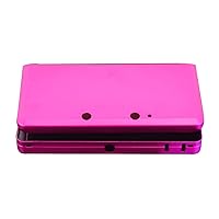 OSTENT Anti-Shock Hard Aluminum Metal Box Cover Case Shell for Nintendo 3DS Console Color Rose Red