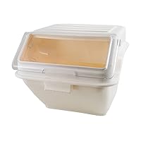 Winco IB-10S Stackable 10 Gallon Ingredient Bin Beige