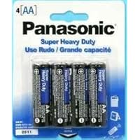 192 Battery Bulk Sale: 48 Packages of Panasonic AA- 4PK Super Heavy Duty Battery