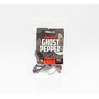 Pepper Joe’s Smoked Ghost Peppers – 1/2oz Bag of Super-Hot Smoke-Dried Pepper Pods – Whole Smoked Chili Peppers for Cooking and Spice Making