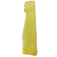 MAGID KEV22TSVEL CutMaster Flame Resistant Sleeve with Thumb Slot and Velcro Fastener, Cut Level 4, Para-Aramid, 22