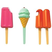 Cool Treats Summer Ice Cream Cones and Popsicles Cupcake Picks (24 Count)
