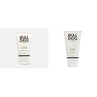 Bulldog Mens Skincare Original Face Scrub 4.2oz and Face Wash/Scrub 5oz Bundle