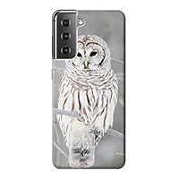 R1566 Snowy Owl White Owl Case Cover for Samsung Galaxy S21 Plus 5G, Galaxy S21+ 5G