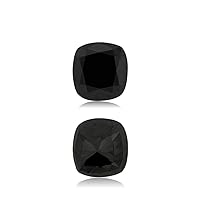 11.13 Cts of 12.35x11.67x8.57 mm AAA Cushion (1 pc) Loose Treated Fancy Black Diamond (DIAMOND APPRAISAL INCLUDED)