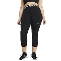 Nike womens Pro 365women's Mid-rise Cropped Mesh Panel LegginGrade School