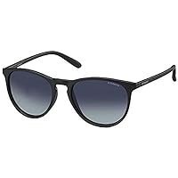 Polaroid PLD 6003/N/S Polarized Oval Sunglasses, Matte Black, 54mm, 19mm