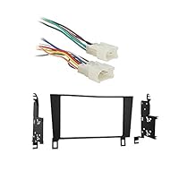 Harmony Audio Compatible with Lexus LS400 1990 1991 1992 Double DIN Stereo Harness Radio Install Dash Kit Package