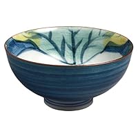 Rice Bowl Style: 有田焼 Wu 須巻 Inside Turnip Picture Rice Bowl (Large) Japanese Rice Bowl Porcelain/Size (cm) φ 12.3 X6/No: 724209