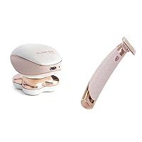 Flawless Legs, Leg Hair Remover for Women, Electric Razor with LED Light for Instant and Painless Leg Hair Removal & Flawless Nu Razor Portable Cordless Rechargeable Electric Razor