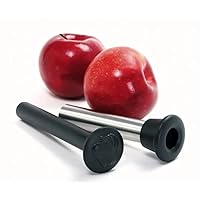 Norpro Stainless Steel Apple Corer with Plunger, 10 IN, Silver