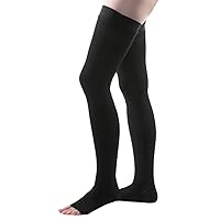 Allegro 30-40 mmHg Surgical 305/315 Open Toe Thigh High Medical Compression Hose, Comfortable Support Garments