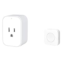 Smart Plug Plus Wireless Mini Switch, Requires AQARA HUB, Zigbee Connection, with Energy Monitoring, Overload Protection, Scheduling and Voice Control, Works with Alexa, Google Assistant, IFTTT,