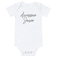 Onesie, Awesome Sauce, Newborn, White, T-Shirt