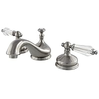 Kingston Brass KS1168WLL Widespread Lavatory Faucet with Brass Pop-Up, 5-1/2