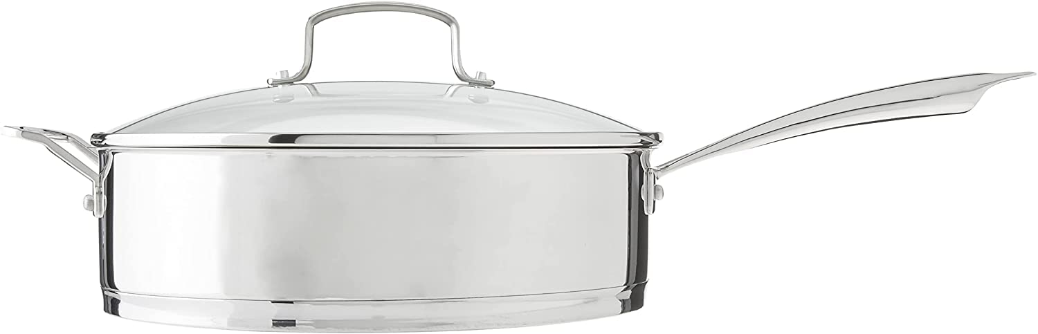 Cuisinart Professional Stainless Saute with Cover, 6-Quart
