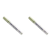 UCHIDA 300-C-SLV Marvy Deco Color Broad Point Paint Marker, Silver (Pack of 2)