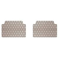 Intro-Tech VO-149R-RT-T Hexomat Second Row 2 pc. Custom Fit Auto Floor Mats for Select Volvo V70 Models - Rubber-Like Compound, Tan