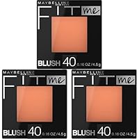 Maybelline Fit Me Blush, Peach, 0.16 Ounce (Pack of 3)