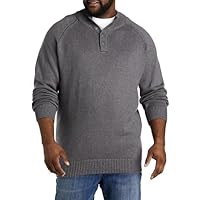 DXL Synrgy Men's Big and Tall Mockneck Sweater