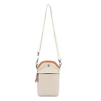 Small Crossbody Bag Canvas Slim Shoulder Mini Satchel Bag Purse Phone Bag for Women Ladies Casual Fashion