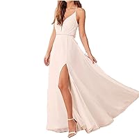 Fashion 2024Summer Casual Elegant Evening Party Dresses Sexy Chiffon Sleeveless Long Wedding