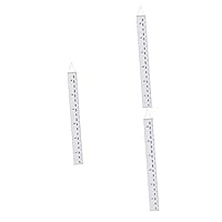 3 Pcs Decor Height Measuring Ruler Height Growth Wall Sticker Height Wall Chart Children's Room White Baby Flip Chart