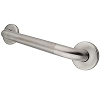 Kingston Brass GB1430CT Designer Trimscape Concealed Flange Textured ADA 30-Inch Grab Bar with 1.25-Inch Outer Diameter, Stainless Steel