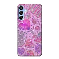 jjphonecase R3710 Pink Love Heart Case Cover for Samsung Galaxy A15 5G