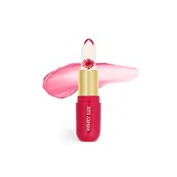 Flower Balm, pH Lip Balm, Color Changing Lipstick and Tinted Lip Balm Stain, Vegan & Cruelty Free Lip Balm, Hydrate & Plump, Sheer Pink Lipstick, Pink Flower