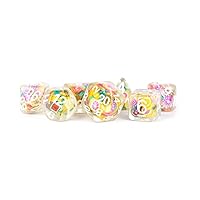 FanRoll by Metallic Dice Games 16mm Resin Poly DND Dice Set: Fruit Dice, Role Playing Game Dice for Dungeons and Dragons