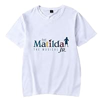 Roald Dahl's Matilda The Musical Movie Merch Short Sleeve Casual T-Shirts Men Women Harajuku Crewneck Streetwear
