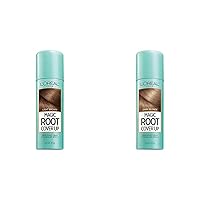 L'Oreal Paris Magic Root Cover Up Gray Concealer Spray Light Brown and Dark Blonde 2 oz. Bundle(Packaging May Vary)