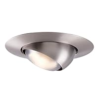 Halo 78SN 6-Inch Eyeball Light Trim, Satin Nickel