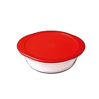 Cook & Store Container Round 0,35 litros red