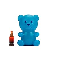 Toys - Jiggly Gummymals Blue. Interactive Super Squishy Gummy Bear Style pet with Over 20 Sounds and Reactions for Children Aged 4 and Up