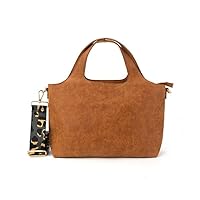 Tatum Tote Bag - Tote Bag For Women - Adjustable Body Strap - Shoulder Bag - Brown; Desert Boho