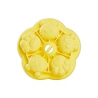 Rice Cake Mould Cute Tiger Shaped Silicone Material Steamed Cake Baby Food Supplement Cake Molds Steamable Baking Moulds Baby Food Supplement Mold