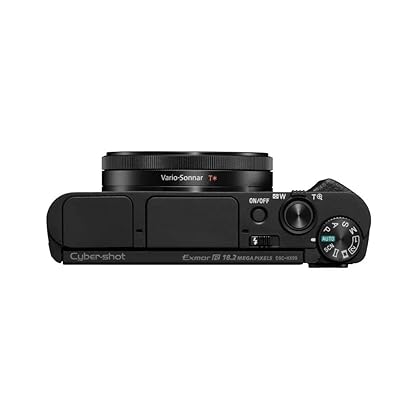 Sony DSC-HX99 Compact Digital 18.2 MP Camera with 24-720 mm Zoom, 4K and Touchpad – Black