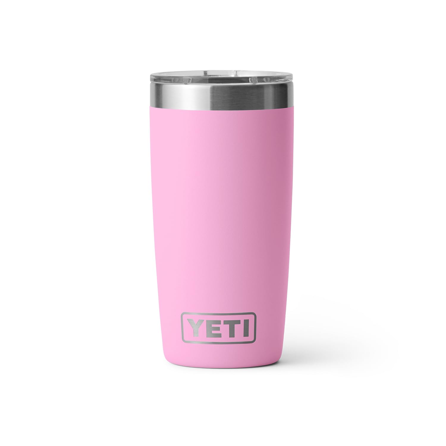 YETI Rambler 10 oz Tumbler, Stainless Steel, Vacuum Insulated with MagSlider Lid, Power Pink