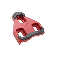 Look Cycle – Delta Non-Slip Fitness/Indoor Cycling Cleats– New/Improved Anti-Slip Surface - Compatible with Standard Look Delta Style (Not KEO) Pedals - Black – Red